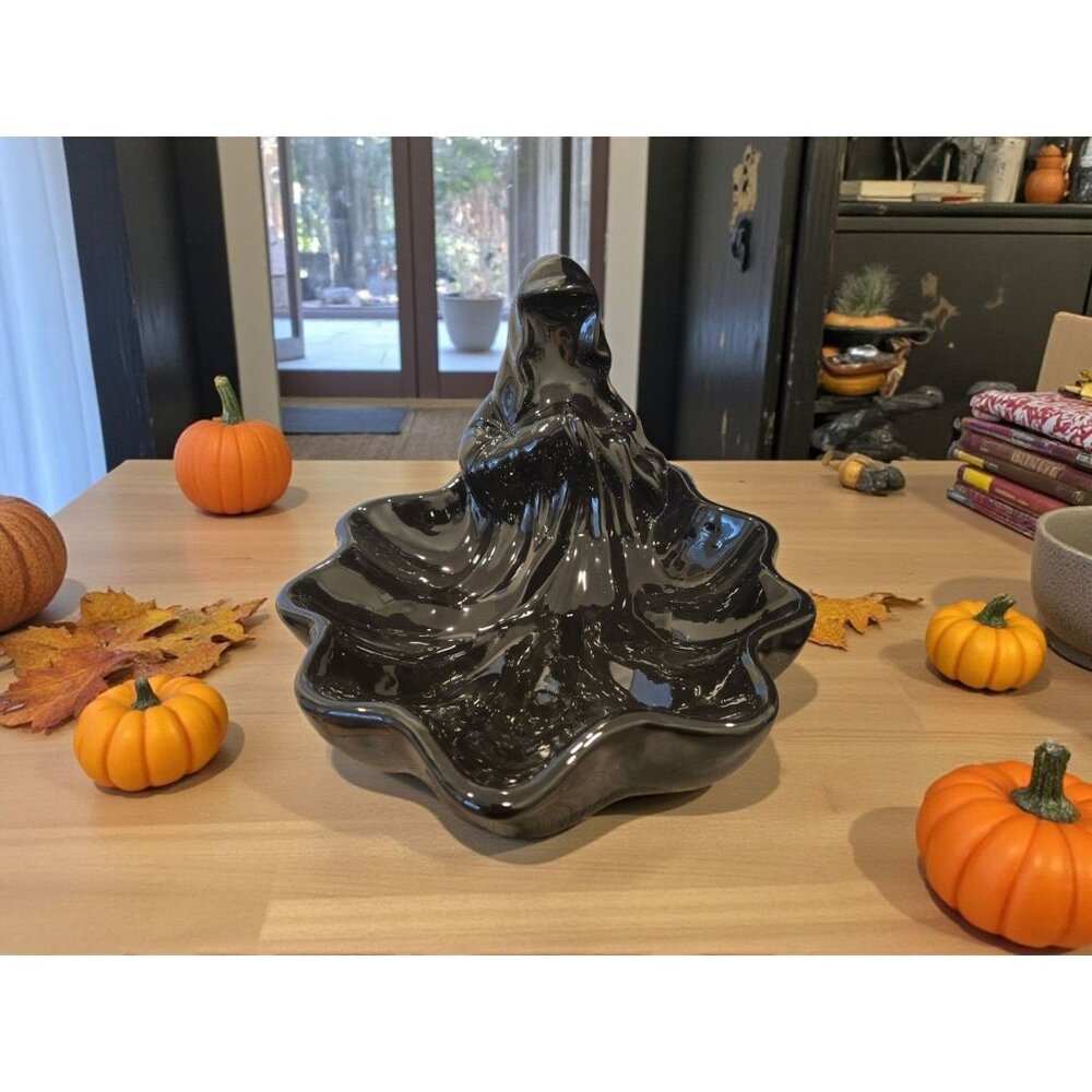 New Spooky Black 3D Demon Gothic Halloween Candy Food Party Decorative Bowl